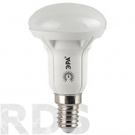 Лампа светодиодная ЭРА R50, 6Вт, теплый свет, E14 - фото