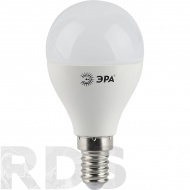 Лампа светодиодная ЭРА P45, 5Вт, нейтральный белый свет, E14 - фото