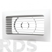 Решетка вентиляционная приточно-вытяжная с фланцем 60х120 - фото