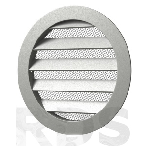 Решетка вентиляционная алюминиевая круглая D185 (фланец D160) 16РКМ - фото