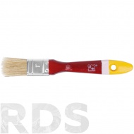 Кисть флейцевая "Мастер", натуральная щетина, деревянная ручка 1" (25 мм) - фото