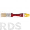 Кисть флейцевая "Мастер", натуральная щетина, деревянная ручка 1" (25 мм) - фото