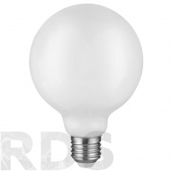 Лампа светодиодная ЭРА G125, 15Вт, нейтральный белый свет, E27 - фото