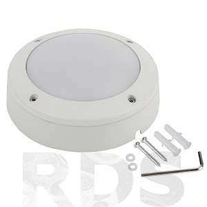 Светодиодный светильник антивандальный D145 SPB-7-12-R КРУГ - фото