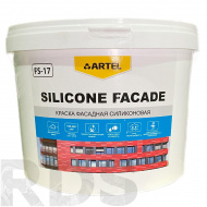 Краска фасадная силиконовая ARTEL Silicone Facade, супербелая, 14 кг - фото