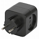 Разветвитель электрический ЭРА, 2 гнезда + 2 USB, без заземления, SP-2-USB-B, черный - фото 2