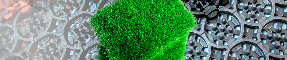 Трава искусственная и грязезащитные покрытия - фото
