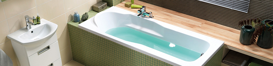 Рекомендуем новые акриловые ванны от Cersanit, а также рамы и ножки для установки.