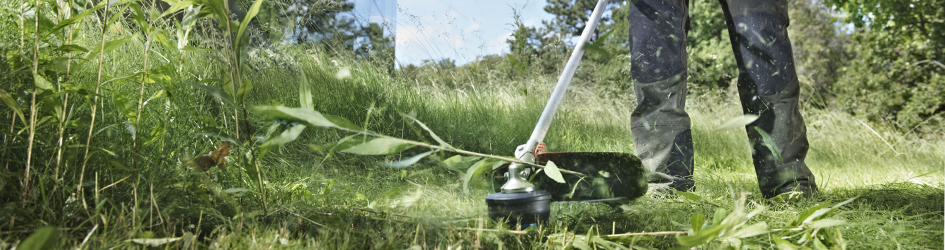 Рекомендуем новые бензиновые триммеры, лески и диски для резки травы, а также газонокосилки.
