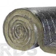 Мат прошивной из каменной ваты, 80кг/м3, Paroc Wired Mat 80 AL1 (50х1200х4500мм) - фото 2