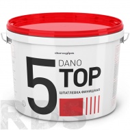 Шпатлевка финишная "DANO TOP 5" 10л/16,5 кг - фото