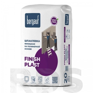 Шпаклевка финишная полимерная Bergauf Finish Plast, 20 кг - фото