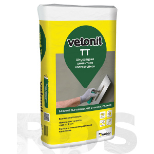 Штукатурка Vetonit ТТ, 25 кг - фото