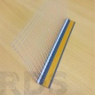Профиль примыкания к окну с сеткой 6 мм, 2,5м Е / RAL 7000 (светло-серый) - фото