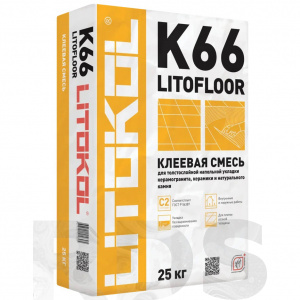 Клеевая смесь Litofloor K66, 25 кг