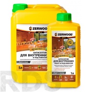 Антисептик для древесины 1 л. "ZERWOOD ANR-5" для внутренних работ и под навесом /концетрат - фото