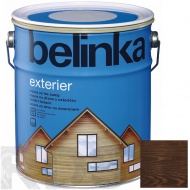 Лазурное покрытие для защиты древесины снаружи помещений "BELINKA EXTERIER", горячий шоколад (№69), 10л - фото