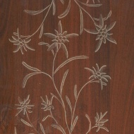 Панель стеновая, яблоня королевская, МДФ "Эдельвейс", 2600x239 мм - фото