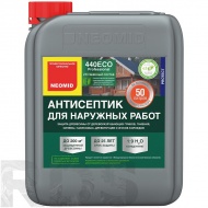 Антисептик для защиты древесины от грибка и плесени "NEOMID 440 ECO", для наружных работ (концентрат 1:9), 5л - фото