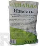 Известь-пушонка (гашеная), 20кг, "Диана" - фото