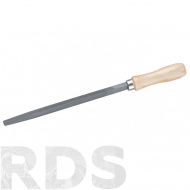 Напильник, 200мм, трехгранный, деревянная ручка "СИБРТЕХ" - фото