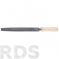 Напильник, 200мм, плоский, деревянная ручка "СИБРТЕХ" - фото