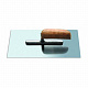Гладилка прямая, 130 х 280 мм, нерж. сталь,полир., деревянная ручка, "888" /3022200 - фото