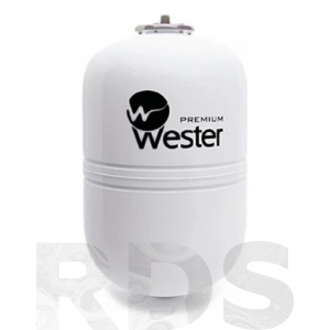 Мембранный бак Wester Premium WDV12P для системы ГВС и гелиосистем - фото
