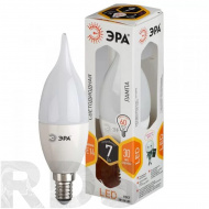 Лампа светодиодная ЭРА BXS, 7Вт, теплый свет, E14 - фото