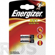 Батарейка A27 "Energizer" Alkaline, 2шт/уп - фото