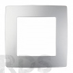 Рамка ЭРА на 1пост, алюминий 12-5001-03 - фото