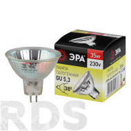 Лампа галогенная с отражателем JCDR MR16, 35Вт, 230В, GU5.3 ЭРА - фото