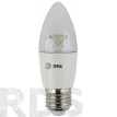 Лампа светодиодная ЭРА Clear B35, 7Вт, теплый свет, E27 - фото