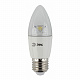 Лампа светодиодная ЭРА Clear B35, 7Вт, теплый свет, E2 - фото