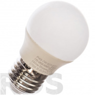 Лампа светодиодная ЭРА P45, 7Вт, теплый свет, E27 - фото