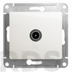 Розетка TV проходная 4DB белая Schneider Electric Glossa GSL000192 - фото