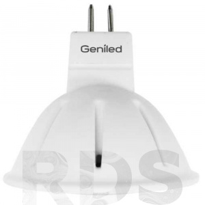 Лампа светодиодная Geniled MR16, 7,5Вт, теплый свет, GU5.3 - фото