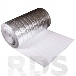 Самоклеящийся материал Изоком ППИ-ФС 3 с фольгированным покрытием (3мм*0,6м*30м) - фото