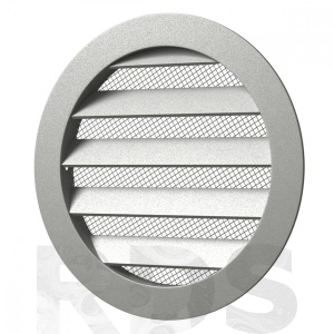 Решетка вентиляционная алюминиевая круглая D350 (фланец D315) 31,5РКМ - фото