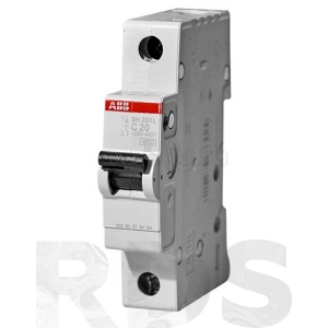 Автоматический выключатель ABB SH201L С10А 1П 4500A - фото
