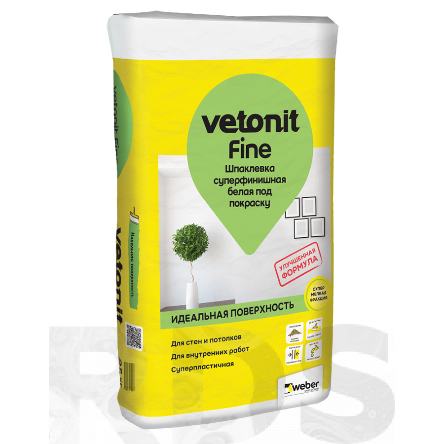 Шпатлёвка .Vetonit LR Fine, 25 кг -  по цене от 1026.6 р.