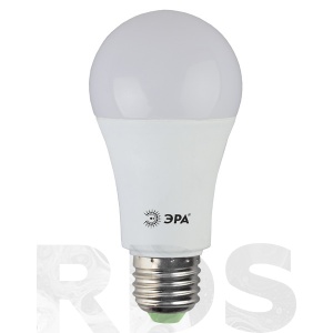 Лампа светодиодная ЭРА A60, 15Вт, теплый свет, E27 - фото