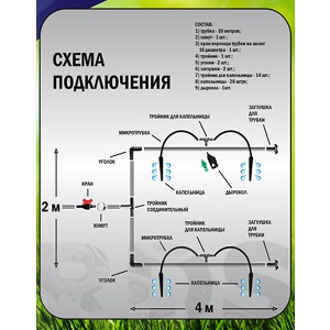 Система капельного полива "Водяной" (трубчатая) МР-У - фото 2