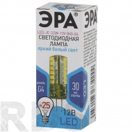Лампа светодиодная ЭРА JC-3.5Вт, нейтральный белый свет, G4, 12В - фото 2