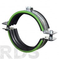 Хомут сантехнический для труб 2  1/2"  (74-80мм) М10 - фото