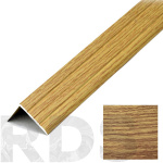 Профиль уголок 30х30 УП12-27 2700мм дуб универсал - фото