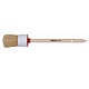 Кисть круглая, натуральная щетина, деревянная ручка, d35 мм - фото