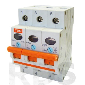Выключатель нагрузки (мини-рубильник) ВН-32 3P 80A TDM SQ0211-0028 - фото