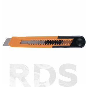Нож, 18 мм, выдвижное лезвие, усиленный пластик. корпус, "SPARTA" /78907 - фото