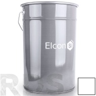 Эмаль термостойкая антикоррозионная "ELCON" белая 25 кг. / до 400С° - фото